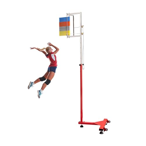 KAIKAFEI Medidor de Salto Vertical y Herramienta Medición Salto Vertical, Entrenador Salto Vertical con Ruedas, Salto Vertical Entrenamiento en Gimnasio(170-360cm)