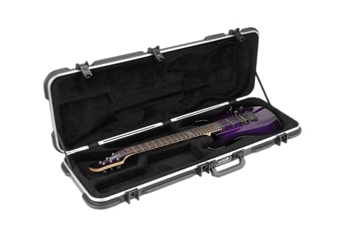 Image of SKB Cases 1SKB-66 Electric Guitar Hard Case, Rectangular TSA Approved Case for Strat and Tele Style Guitars, Plush EPS Interior, Black