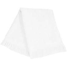 ToteBagFactory 12 Pack Set of 12- Promotional Priced Fingertip Towels White