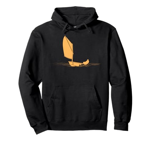 Opti Segeln Lernen Segelboot Dinghy Boot Segler Pullover Hoodie