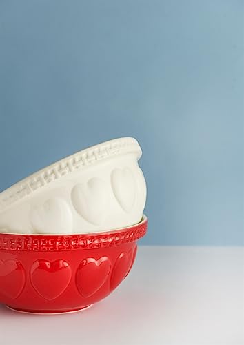 Mason Cash Tigela de mistura S12 resistente a lascas, cerâmica, creme, 29 x 29 x 14 cm