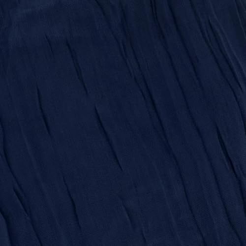 CTM Women's Solid Color Crinkle Tassel Scarf3