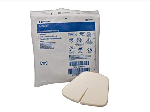 Copa Plus Hydrophilic Foam Dressing 3.5X3 NonAdhesive Fenestrated, 3.5 x 3 - Fenestrated, 10 box