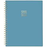 AT-A-GLANCE® Harmony Academic 2025-2026 Weekly Monthly Planner, Retro Blue, Large, 8 1/2' x 11'
