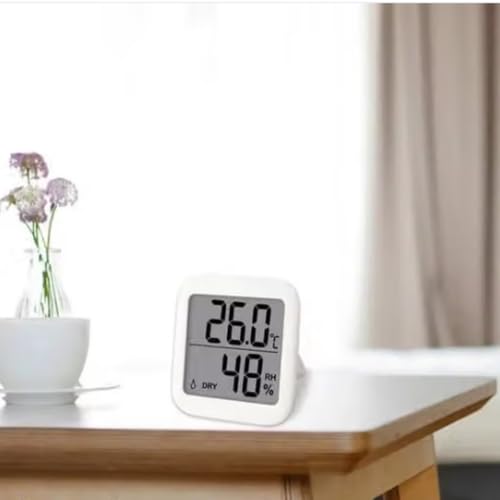 Image of FreshDcart Digital Thermo Hygrometer - Accurate Indoor Thermometer with Humidity Gauge for Home, Office, Greenhouse, Baby Room - Monitor Temperature and Humidity Levels