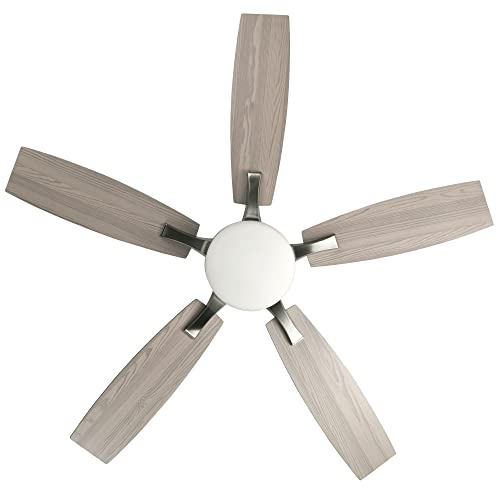 Image of Design House Grayson Ceiling Fan, 52 inch, Brushed Nickel