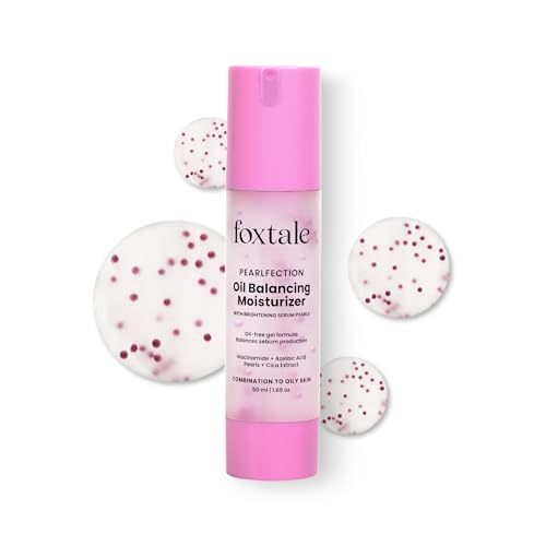 Foxtale Oil-Balancing Gel Moisturizer with Niacinamide, Azelaic A...