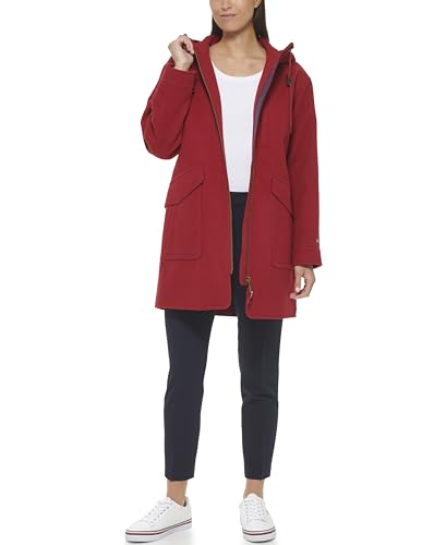 Tommy Hilfiger Women's Drop Shoulder Zip Up Wool Coat2