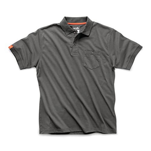 Scruffs Eco Worker Polo Shirt Graphite Size M
