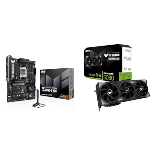 Image of ASUS Bundle of ASUS TUF GAMING B850-E WIFI AMD AM5 ATX motherboard + TUF Gaming GeForce RTX 5080 16GB GDDR7 OC Edition Graphics Card