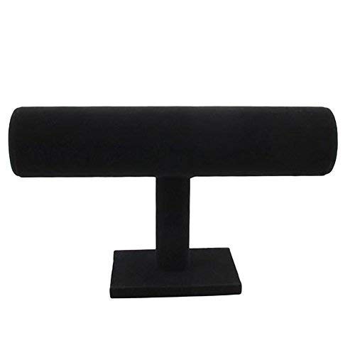 daynecety Schmuck Display Ständer Halter Regal schwarz Ohrring Armband Halskette Haarband Armbanduhr aufreihmaterialien Kette Schal Styling Storage Rack Organizer Rahmen, 1 Stück #1 Cover