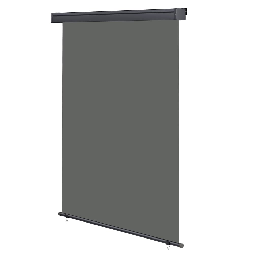 Melko Pionowa markiza balkonowa, 160 x 250 cm, ochrona przed wzrokiem, ochrona przed wiatrem, słońcem, roleta balkonowa, stabilna i odporna na warunki atmosferyczne, na balkon, taras, do ogrodu