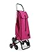 Carrello Portaspesa Rolser I-Max MF 6 Ruote Montascale - Fucsia