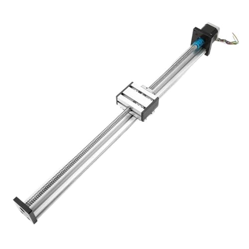 Metal Ball Screw nut CNC Linear Motion Stage Slide 1204 Ball Screw Linear Slide Rail Set Long Stage Actuator Stroke 500/400/100mm+42 Stepper Motor(500mm)