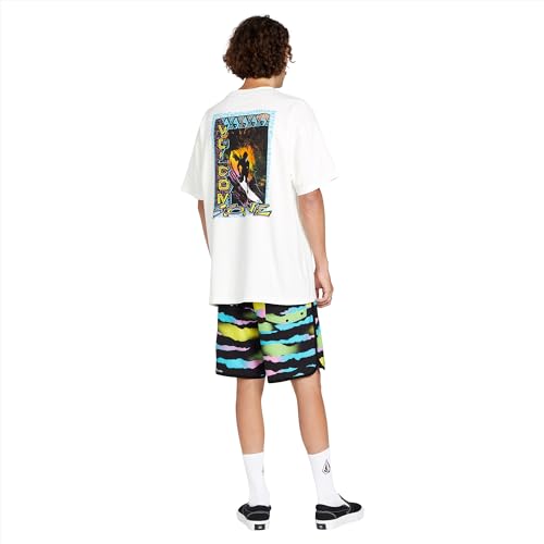 Volcom Men's Zebra Shield Scallop Mod-Tech Boardshorts4