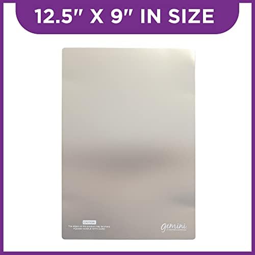Crafter's Companion Gemini Accessories-Metal Cutting Plate, Silver, 36 x 23.4 x 0.1 cm