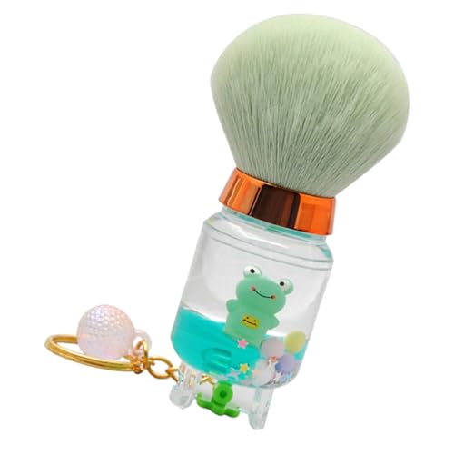 BESTOYARD 携帯用軽量フェイスパウダーブラシ 柔らかい毛質で鼻影 チーク ハ