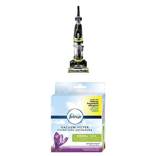 Bundle of BISSELL 2252 CleanView Swivel Upright Bagless Vacuum with Swivel Steering BISSELL Febreze Style 1214 Cleanview PowerGlide