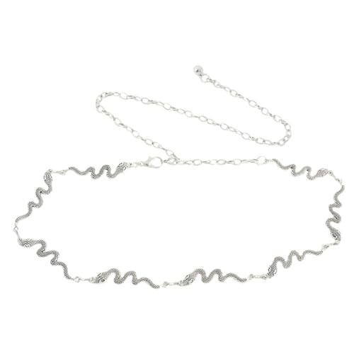 LIFKOME Retro Snake Buckle Waist Chain for Women Belt Body Jewelry Elegant Belly Chain Accessory for Casual Wear for Summer Outfits and
