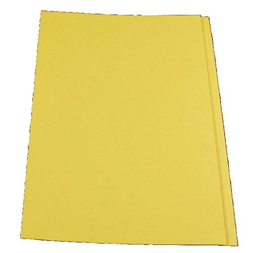 Guildhall Square Cut Folder Foolscap 315gsm Yellow