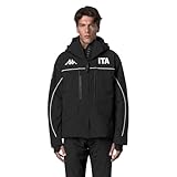 Giacca imbottita da uomo realizzata in tessuto stretch meccanico con tecnologia WATER PROTECTION, CLIMA PROTECTION, WATERPROOF PROTECTION 20000 mm H2O, BREATHABILITY 20000gr/m2/24h, con trattamento idrorepellente PFC-Free, imbottitura Thermolite 180gr, KAPPA SKI SYSTEM TECHNOLOGY