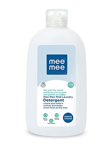 Image of Mee Mee Mild Baby Liquid Laundry Detergent, 1.5L & Mild Baby Liquid Laundry Detergent Bottle, 500ml