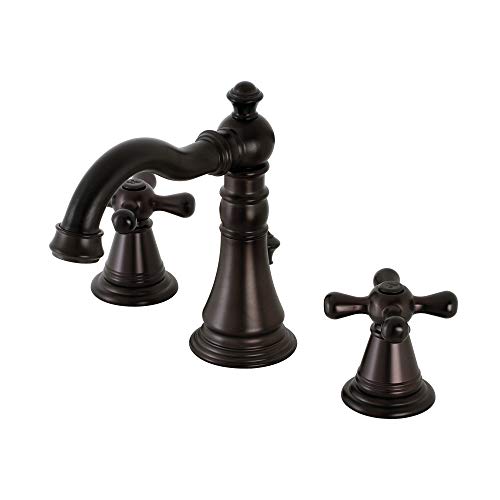Kingston Brass FSC1975AAX American Classic Widespread Bathroom Faucet, Oil Rubbed Bronze, 8 x 5.19 x 6