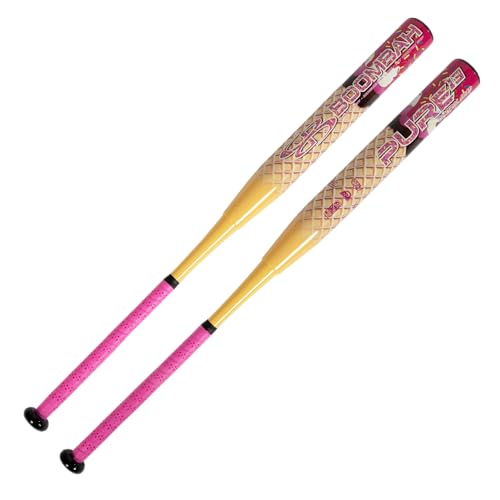 BoombahPure USSSA Stock Ice Cream Neapolitan 13 inch Balanced Control Load Slowpitch Softball Bat - Size 34\" / 25 oz