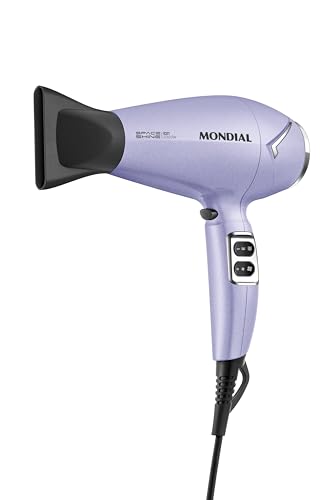 MONDIAL Secador de Cabelos Space Shine, Lilás, 2000W, 110V - SC-21