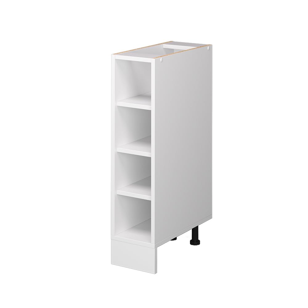 Vicco Scaffale da cucina R-Line, Bianco, 20 cm senza piano di lavoro, per la libera combinazione all'interno di sistemi cucina modulari