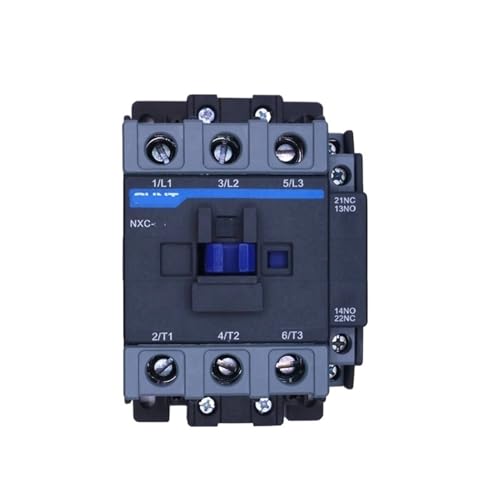 Contacteur triphasé NXC-65 65A AC 220V 380V sur rail DIN pour CJX2-6511