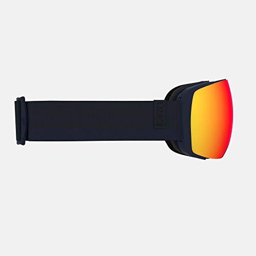 Image of Giro Contact Ski Goggles - Snowboard Goggles for Men & Women - Midnight Loop Strap with Vivid Ember /Vivid Infrared Lenses