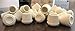 Shepherd Hardware 8753E Leg Tips 3/4-Inch Inside Diameter Rubber Chair Leg Caps, 24 Pack, White