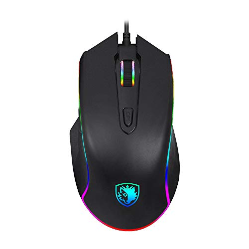 [Premium Version] SADES Gaming Mouse Wired -Scythe- 7 Programmable Buttons, 11 RGB Lighting