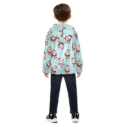 CHIFIGNO Cute Santas Teddy Bears Boys Winter Jacket Warm Fall Jacket for Boy 3T4