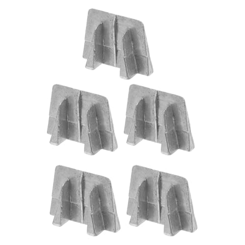 DOITOOL Lot de 5 Coins de Hache en Aluminium pour Maison Accessoires d'Installation de Manche Coins Coniques Pratiques pour Marteau Outils de Réparation et Fournitures Jardinage