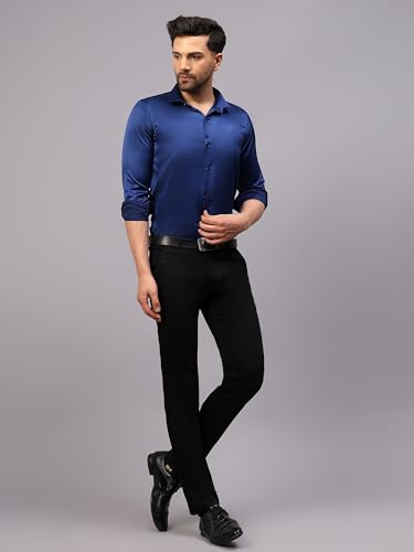 Image of CVC Mens Satin Regular Fit Formal Shirt.