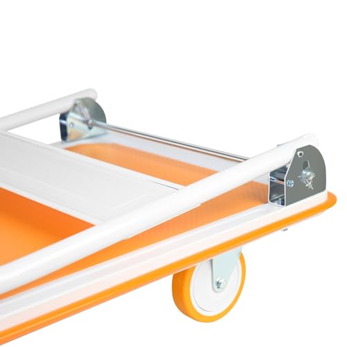 Carretilla plegable plataforma 660 lb capacidad 35.4 x 24 pulg miniatura 4