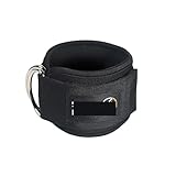 AFFJKZIEO Ankle Protection 1/2Pcs Padded Ankle Straps Ankle Straps for Comfortable Gym Pulley Brace Elastic Supports(1PCS)