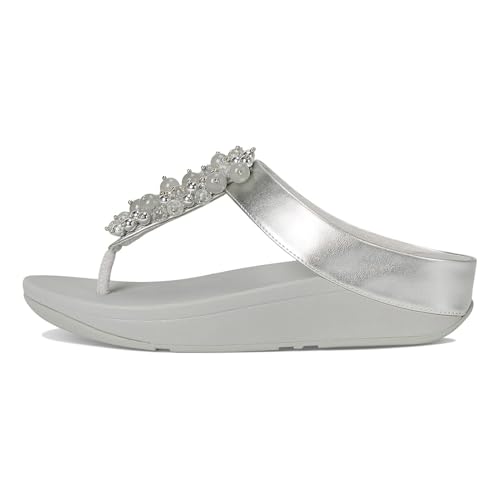 Image of FitFlop Fino Bauble-Bead Toe-Post Sandals