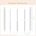 YSBLHCT Drum Shield 6 Panels 2ft x 5ft - Acrylic panel with Stainless Steel Hinges - Perfect for Churches, Home Practice, and Live Performances. (6 panels)