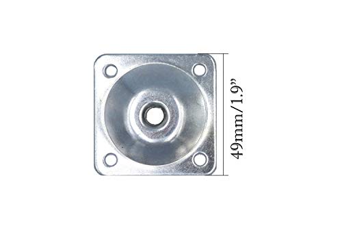 FGen 6 Sets of Furniture Legs with Hook Bolts are Very Suitable for Furniture Legs 1.91.90.08Inch Used in Sofa Legs, Coffee Table Legs, TV Cabinet Legs, Etc. - Image 3