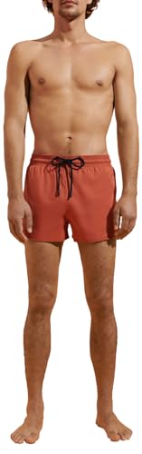 Men Swim Trunks Short And Fitted Stretch Solid3