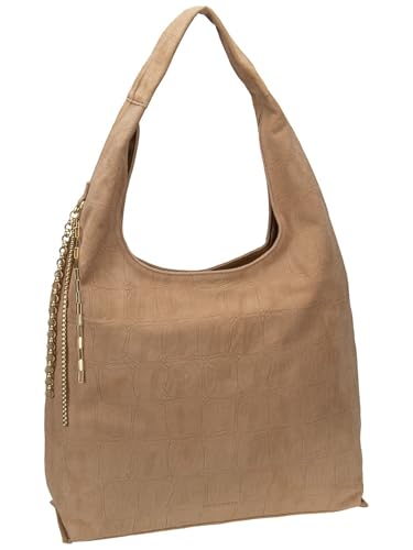 Sac à épaule Velvet Wild Hobo FREDsBRUDER en cuir camel haut de gamme