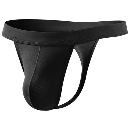 Arjen Kroos Men's Seamless Thongs Underwear Jock Straps G-strings Low Rise String Underpants