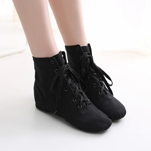 Chaussons à talons bas Inlefen pour pratique de danse moderne