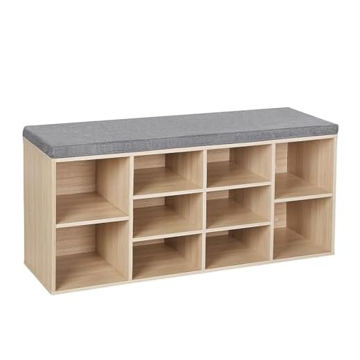 VASAGLE Banc Rangement LHS10NL