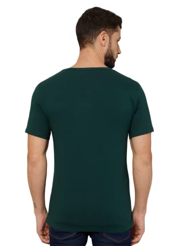 Image of T-Shirt for Men - 100% Cotton Casual T-Shirt | Half Sleeve, Round Neck 4 Way Stretch Fabric | Slim Fit T-Shirt