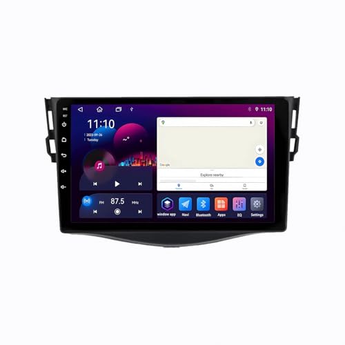 Autoradio touchscreen para Toyota Auris E150 con Carplay y Android Auto sin cables