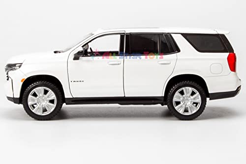 Modelo Diecast 2021 Tahoe escala 1:26 Blanco miniatura 3
